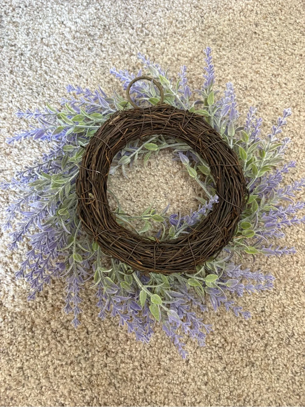Lavender Small 6 Inch Faux Wreath Target Threshold NWOT Spring Summer